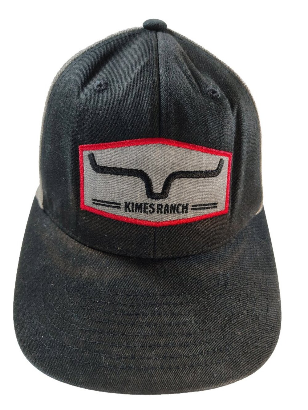 Men's Dark Smokey Grey Kimes Ranch Half Mesh Hat